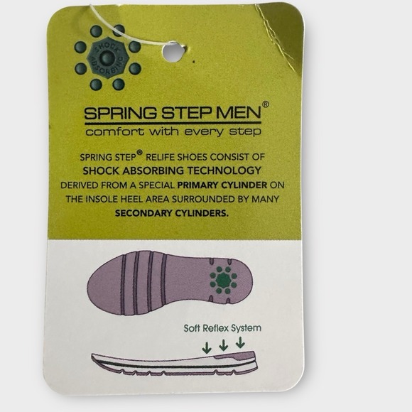 Vincent Shoes Mens 10.5-11‎ (EU 44) Brown/Tan/Black Spring Step Sporty Comfort - Picture 8 of 9